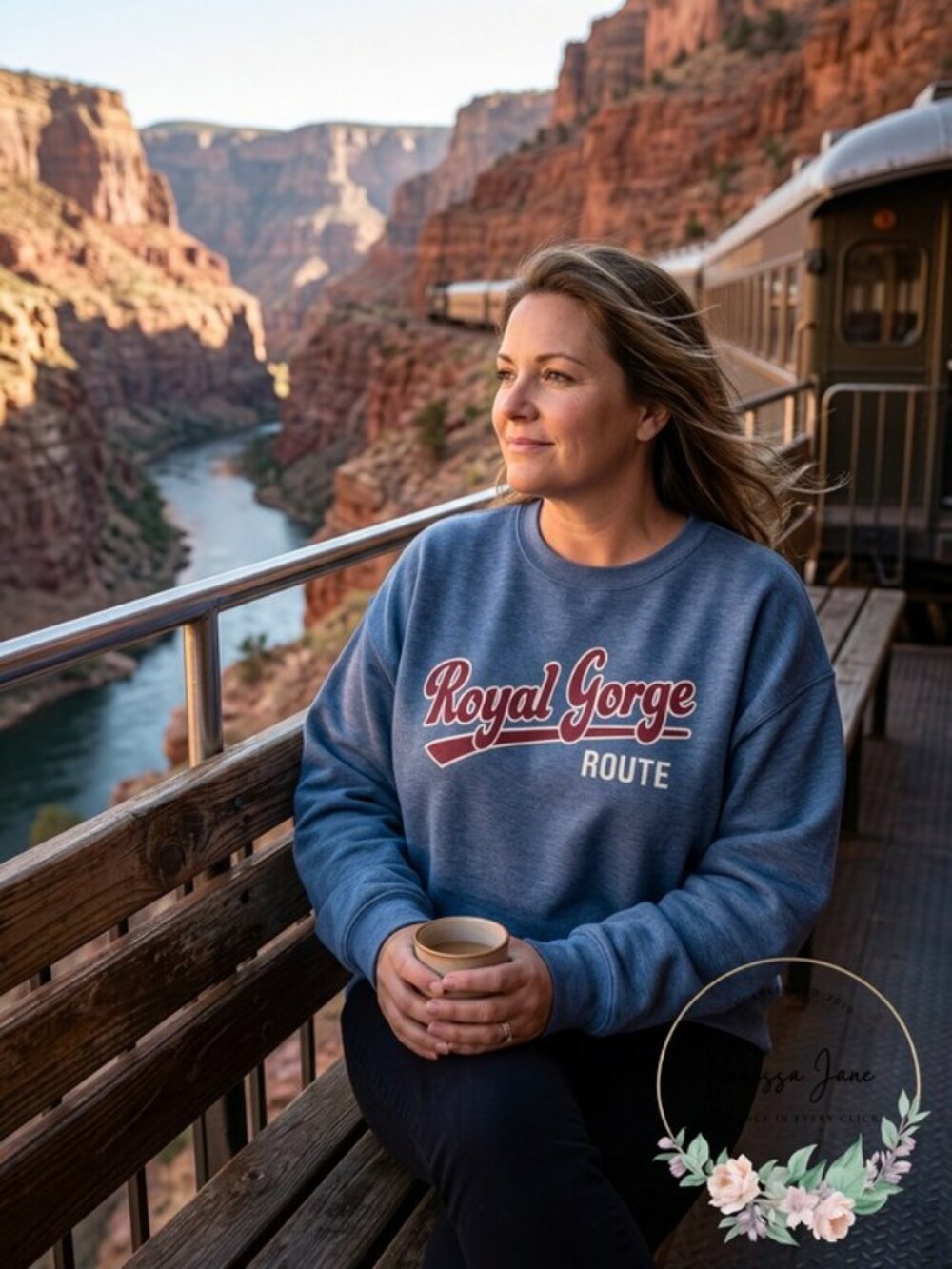 Royal Gorge route Unisex sweatshirt, Size Large